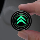 4pcs/set Citroen Car Door Shock Stickers Luminous Absorber Decal