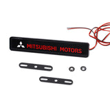 Mitsubishi Ralliart Logo Car Front Hood Grille LED Light
