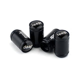 4pcs/set Jeep Logo Sport Matte Car Air Valve Stem Caps Auto Tyre Valve Covers