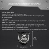 Cadillac Metal Carbon Fiber Car Rear Sticker Shield Trunk Emblem Badge Decal