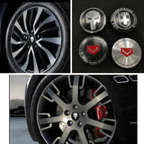 4pcs/set 65mm Skoda HRE ABS Car Wheel Hub Center Caps Covers