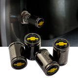 4pcs Chevrolet Logo Car Tire Valve Caps