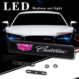 Cadillac Logo Car Front Hood Grille LED Light