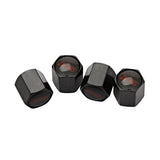 4pcs/set Subaru STI Car Air Valve Stem Cap Auto Tyre Valve Covers