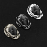 Jaguar Iron Man Metal Car Engine One-click Start Stop Button Cover