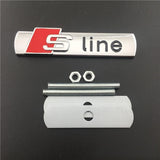 Audi Sline Logo Metal Car Front Grille Emblem Badge