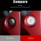 Mitsubishi Diamond Car Engine One-click Start Stop Button Cover Sticker