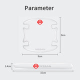 Nissan Car Door Bowl Handle Anti-collision Protective Stickers Scratches Film