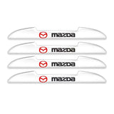 4pcs Mazda Car Door Bumper Strip Anti-collision Protection Sticker