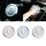 Peugeot Diamond Car Engine One-click Start Stop Button Cover Sticker