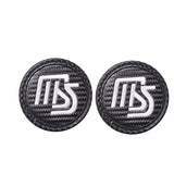 2pcs/set Mazda Carbon Fiber Car Water Coaster Non-slip Mat