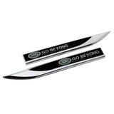 2pcs/set Land Rover Metal Car Fender Side Sticker Emblem Badge Decal