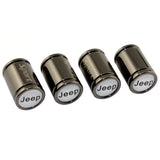 4pcs Jeep Logo Tire Valve Caps