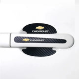 Chevrolet Carbon Fiber Car Door Bowl Handle Anti-collision Protective Stickers Scratches Film
