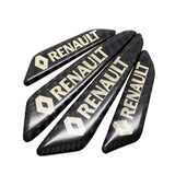 4pcs/set Renault Carbon Fiber Car Door Anti-Scratch Sticker Door Side Protection Bumper Strips