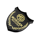 MG Metal Carbon Fiber Car Rear Sticker Shield Trunk Emblem Badge Decal