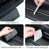 Nissan Carbon Fiber Car Door Threshold Scratch Proof Sticker Decal