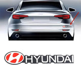 Hyundai Metal Car Rear Sticker Side Emblem Badge Decal