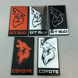 Ford GT5.0 COYOTE Metal Car Sticker Decal Auto Front Hood Grille Emblem Badge