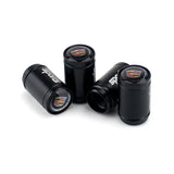 4pcs/set Cadillac Logo Sport Matte Car Air Valve Stem Caps Auto Tyre Valve Covers