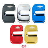 4pcs/set Chevrolet Stainless Steel Car Door Lock Cover Protection