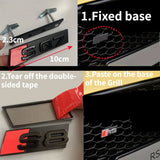 Audi S3 S4 S5 S6 S7 S8 RS3 RS4 RS5 RS6 RS7 RS8 SQ3 SQ5 SQ7 Car Front Grill Emblem Badge