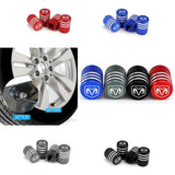 4pcs/set Dodge RAM RT Metal Car Wheel Tire Valve Stem Caps Covers
