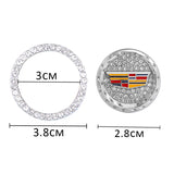Cadillac Diamond Car Engine One-click Start Stop Button Cover Sticker