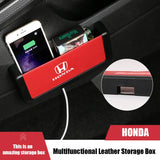 Car Storage Box Mesy Wallet Phone Keys Cards Organizer for Accord Odyssey CRV HRV Jazz Pilot Civic City Auto Accessories