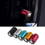 4pcs/set Skoda Logo Matte Car Air Valve Stem Caps Auto Tyre Valve Covers