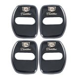 4pcs/set Cadillac Stainless Steel Car Door Lock Cover Protection
