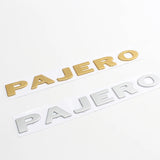 Mitsubishi PAJERO ABS Car Rear Sticker Trunk Emblem Badge Decal