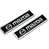 2pcs/set Mazda Logo Metal Car Side Sticker Auto Emblem Badge
