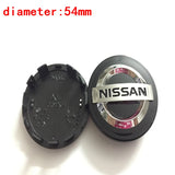4pcs/set 54mm 58mm 60mm Nissan ABS Car Wheel Hub Center Caps Covers