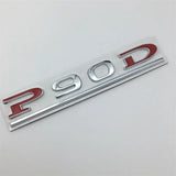 Tesla P75D P85D P90D P100D Letter Metal Car Rear Sticker Decal Emblem Badge
