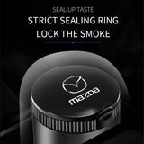 Mazda Metal Car Ash Tray Auto Ashtray Cigarette Holder Box with LED Light