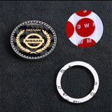 Nissan Carbon Fiber Car Engine One-click Start Stop Button Cover Sticker