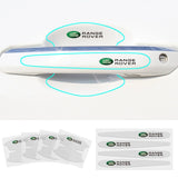 8pcs Land Rover Car Door Handle Bowl Wrist Transparent Protector Anti-collision Decal