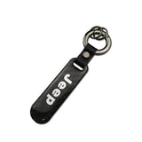 Jeep Carbon Fiber Car Logo Keychain Keyring