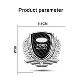 Ford Metal Diamond Car Rear Sticker Auto Window Emblem Badge Decal