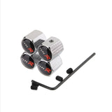 4pcs/set Honda Mugen Typer Anti-Theft Car Air Valve Stem Cap Auto Tyre Valve Covers