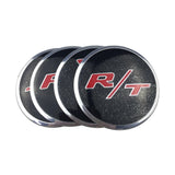 4pcs/set 56mm Dodge RAM RT Challenger Viper Car Wheel Center Hub Sticker Decal