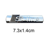 Audi Sline Logo Metal Car Sticker Emblem Badge Decal