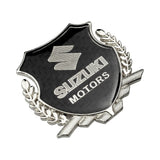 Suzuki Metal Carbon Fiber Car Rear Sticker Shield Trunk Emblem Badge Decal