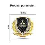 Mitsubishi Metal Diamond Car Rear Sticker Trunk Emblem Badge Decal