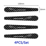 Jaguar Carbon Fiber Car Door Bowl Handle Anti-collision Protective Stickers Scratches Film