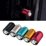 4pcs/set Suzuki Logo Matte Car Air Valve Stem Caps Auto Tyre Valve Covers