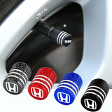 4pcs/set Honda Metal Car Wheel Tire Valve Stem Caps Covers
