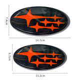 Acrylic Car Front Hood Emblem Badge Rear Sticker for Subaru Impreza BRZ WRX STI Legacy Outback XV