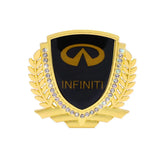 Infiniti Metal Diamond Car Rear Sticker Trunk Emblem Badge Decal